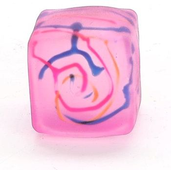Dětská hračka krychle růžová 5 x 5 x 5