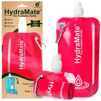 Skladacia fľaša na vodu HydraMate 750ml - fľaša na vodu s…