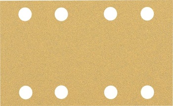 Brúsny papier Bosch EXPERT C470, 80x133 mm, zrnitosť 80, 8 otvorov, 10dielna sada. Zrnitosť 80