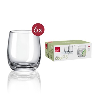 RONA Cool 250 ml / 8,5 oz Poháre | Súprava 6 kusov
