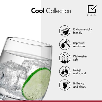 RONA Cool 250 ml / 8,5 oz Poháre | Súprava 6 kusov