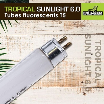 Reptiles Planet T5 UVB 6.0 tropické slnečné osvetlenie pre plazy/obojživelníky, 8 W, dĺžka 29 cm,
