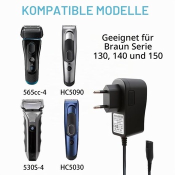 Náhradní nabíjecí kabel 5,9 V pro zastřihovače vlasů Braun HC5090, HC5050, HC5030, HC5010, BT5090,