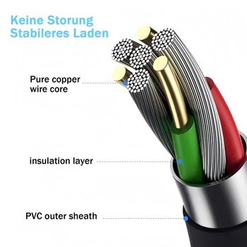 Náhradní nabíjecí kabel 5,9 V pro zastřihovače vlasů Braun HC5090, HC5050, HC5030, HC5010, BT5090,