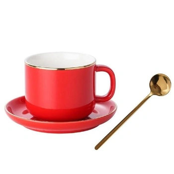 Sada kávových hrnků 280ml Espresso hrnek s podšálkem a…