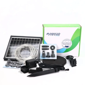 Solárna fontána POPOSOAP 6,5 W 240 l/h