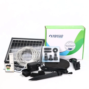 Solárna fontána POPOSOAP 6,5 W 240 l/h