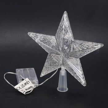 PhilzOps zakrývač vánočního stromku Star Indoor 11 LED 19,4 cm zakrývač vánočního stromku Star