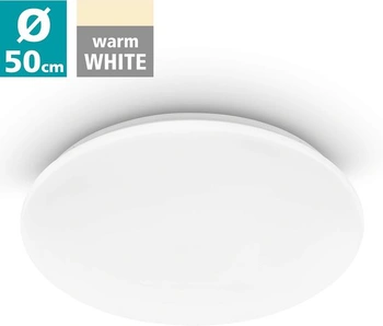 Stropné svietidlo EGLO Pogliola, Ø 50 cm, LED stropné svietidlo, lampa do obývacej izby z ocele a