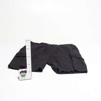 Pánské šortky Elegancity Cargo černé, M/L