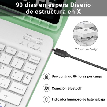 Puzdro s klávesnicou IVEOPPE pre Samsung Tab