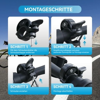 Skvelý zvonček na bicykel pre riadidlá 19–25,4 mm – Super hlasný a robustný – Vhodný pre mestské bicykle,