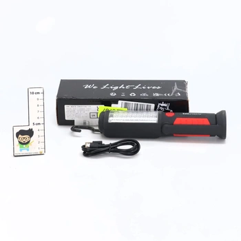 Dobíjecí LED svítilna WOLFTEETH 2200mAh, 36+5 ultra výkonných pracovních světel, magnetická