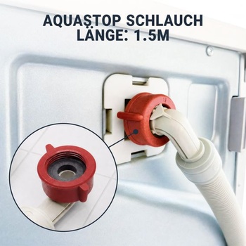 Hadice Aquastop 1,5 m bezpečnostní přívodní hadice Hadice Aquastop přívodní hadice pro pračky a