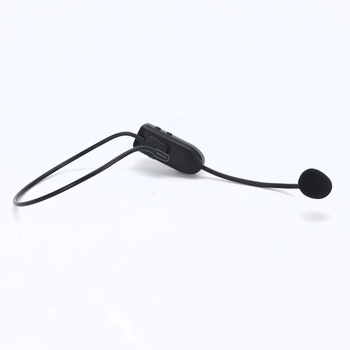 Bezdrátový mikrofonní headset, 2,4G bezdrátový mikrofonní headset s dosahem 20 m, UHF dobíjecí