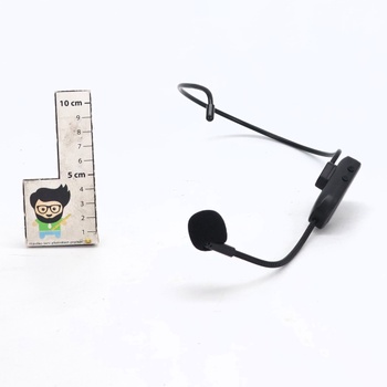 Bezdrátový mikrofonní headset, 2,4G bezdrátový mikrofonní headset s dosahem 20 m, UHF dobíjecí
