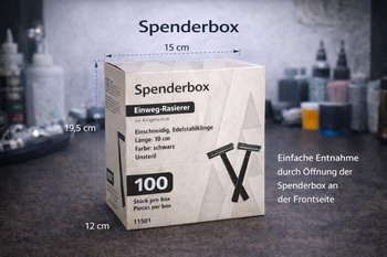 100 jednorázových holicích strojků s jedním břitem, jednorázové holicí strojky pro muže,