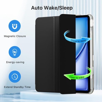 Puzdro MoKo pre iPad Air 13 palcov (M4/M3/M2) 2026/2025/2024 s držiakom pera C - čierne