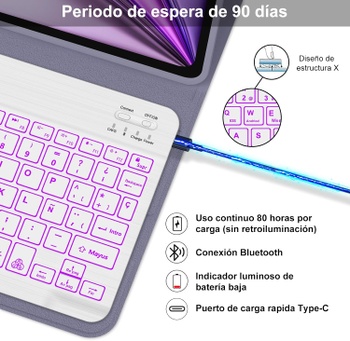 Puzdro s klávesnicou IVEOPPE pre iPad Air