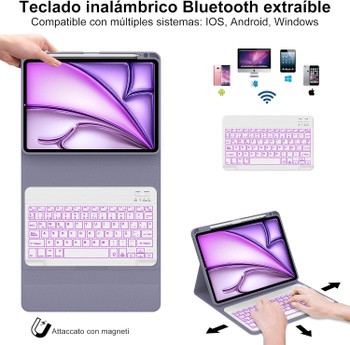 Pouzdro s klávesnicí IVEOPPE pro iPad Air