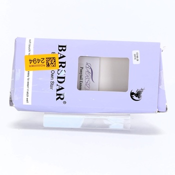 BARSDAR tmavo hnedý cop, 55 cm dlhý rovný cop so sťahovacou šnúrkou, syntetický,