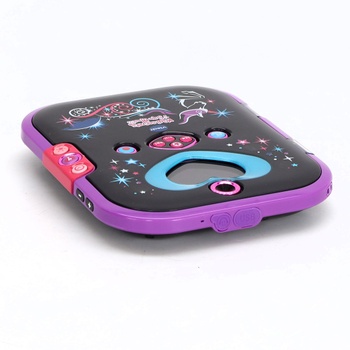 VTech KidiSecrets Selfie Music 2.0 černý, 8v1 deník s rozpoznáváním obličeje, kamerou,