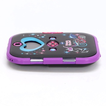 VTECH KidiSecrets Selfie Music 2.0 čierny, 8v1 denník s rozpoznávaním tváre, kamerou,