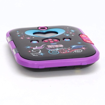 VTECH KidiSecrets Selfie Music 2.0 čierny, 8v1 denník s rozpoznávaním tváre, kamerou,