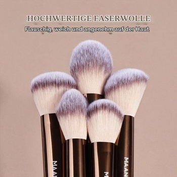 Sada štětců na make-up MAANGE, 13 kusů, štětce na make-up, kosmetické štětce, sada štětců na pudr,
