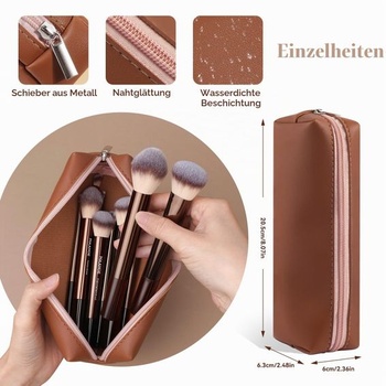 Sada štětců na make-up MAANGE, 13 kusů, štětce na make-up, kosmetické štětce, sada štětců na pudr,