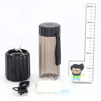 Mixér COKUNST přenosný černý mini 500 ml