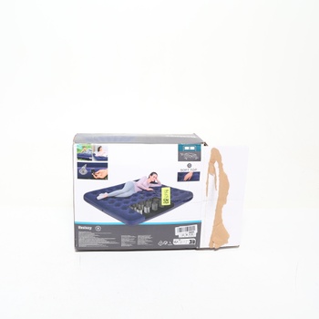 Bestway Luftbett Blue Horizon Double XL/Lo 203 x 183 x 22 cm, Blau