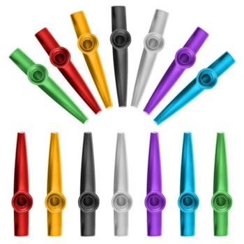 14dielna sada kazoo, kovové kazoo, kazoo z hliníkovej zliatiny, hudobné nástroje v 7 farbách, kazoo