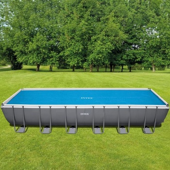 Solárny kryt Intex pre Ultra Frame Rectangular 732 x 366 cm, hrúbka 160 mikrónov, výrobný rozmer: