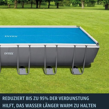 Solárny kryt Intex pre Ultra Frame Rectangular 732 x 366 cm, hrúbka 160 mikrónov, výrobný rozmer:
