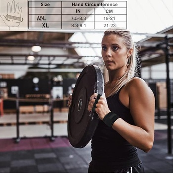 Ventilované fitness rukavice, tréninkové rukavice pro muže a ženy - protiskluzové silikonové