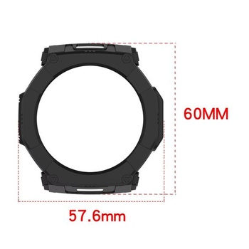 Púzdro FTRONGRT kompatibilné s Amazfit T-Rex Ultra 2, mäkké, odolné proti poškriabaniu, duté