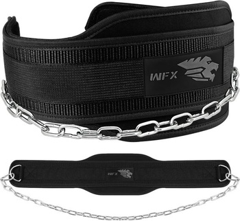 Vzpěračský opasek WFX Dip Belt s odolným vzpěračským…