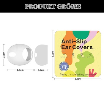 Aiiivioll špunty do uší pro AirPods Pro 3, protiskluzové silikonové pouzdra na špunty do uší