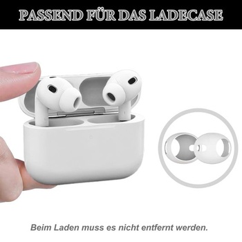 Aiiivioll špunty do uší pro AirPods Pro 3, protiskluzové silikonové pouzdra na špunty do uší