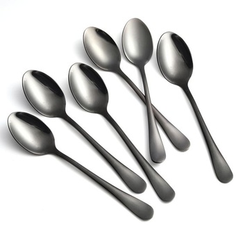 Sada čajových lyžičiek, 6 kusov, mini kávové lyžičky z nerezovej ocele, 12 cm (4,7 palca), espresso