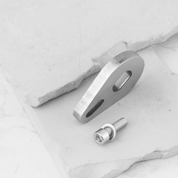 Dvojdielna momentová vzpera ECSiNG so skrutkou a podložkou, hrúbka 6 mm, nerezová oceľ, pre