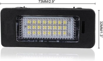 Yuk 2 x LED osvětlení SPZ pro A4 B8 A5 Q5 Passat S5 bez chyb
