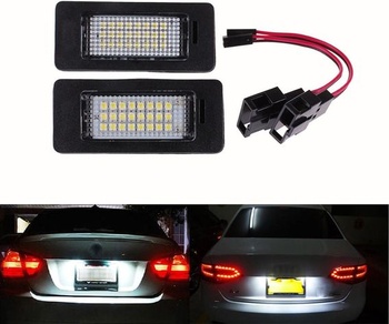 Yuk 2 x LED osvětlení SPZ pro A4 B8 A5 Q5 Passat S5 bez chyb