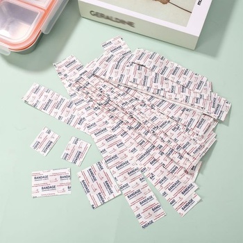 Tinoaly 120 ks kulatých náplastí, 4 velikosti, prodyšné elastické látkové, malé kulaté náplasti