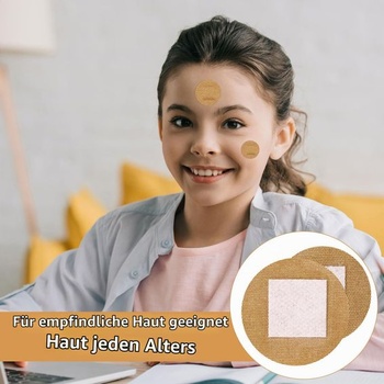 Tinoaly 120 ks kulatých náplastí, 4 velikosti, prodyšné elastické látkové, malé kulaté náplasti