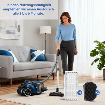 Príslušenstvo k filtrom pre bezvreckové vysávače Bosch radu 6 BGC41XALL / BGC41XSIL / BGC41LSIL /