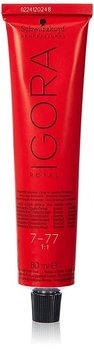 Schwarzkopf Igora Royal 7-77 Medium Blonde Copper Extra, 77 g farba na vlasy: