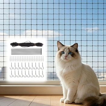 Mačacia sieť Corodo COEU-Cat Net-3*8m+6*8m