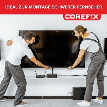 Súprava na montáž TV na stenu 6 x 100 mm vrátane vrtáka – vysoko odolné kotvy a skrutky pre sadrokartón